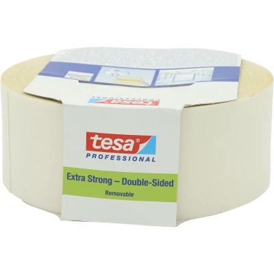 Afbeelding van Tesa 51960 dubbelzijdige tape extra sterk transparant 25 meter lang