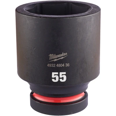 Afbeelding van Milwaukee Accessoires SHOCKWAVE Slagdop 1&quot; diep 55mm 1 stuk 4932480436