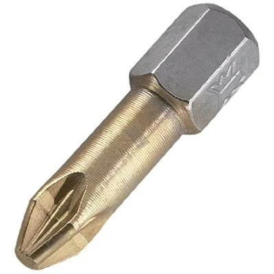 Afbeelding van Wolfcraft Pozidriv Bits TiN Torsion PZ 1 25 mm 2 Stuks