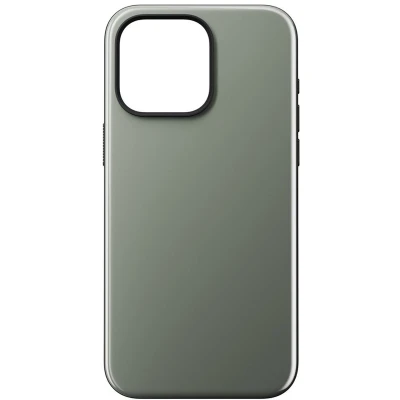 Afbeelding van Apple iPhone 15 Pro MagSafe Hoesje Kunststof Nomad Backcover/Hardcase Grijs Telefoonhoesje Shockproof/Valbescherming