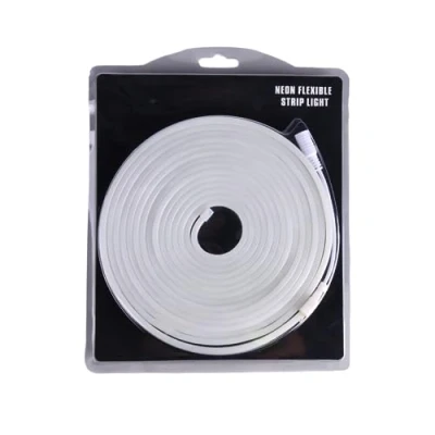 Afbeelding van Jandei Flexibele neon led lichtstrip 12V, 5M 6x12mm 120 leds/meter. Knip elke 2,5 cm af. Decoratie voor binnen en buiten, perfect thuis, zakelijk, borden... (Warmwit 3000k)