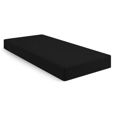 Afbeelding van Beter Bed Select Hoeslaken Jersey 100% katoen 120x200/210/220 cm Zwart