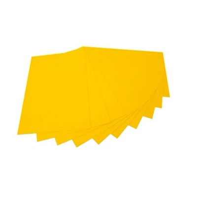 Afbeelding van Folia DIY vilt, Klebefleckenfrei, 10 strikken, voor knutselen, banaan geel