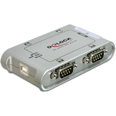 Afbeelding van USB naar 4x serieel splitter Delock
