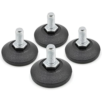 Afbeelding van Design61 4 x verstelschroef stelschroef Ø 38 mm met verzinkte M8 16 (voet draaibaar)