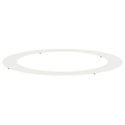 Afbeelding van vidaXL Grote Witte Metalen Plantenbak Wit Metaal Groot Lichtgewicht