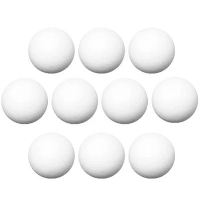 Afbeelding van Ideen mit Herz piepschuimballen, ballen van piepschuim voor paillettentechniek, servettechniek, vilten, knutselen, doe het zelf, diameter: 5 cm, 10 stuks