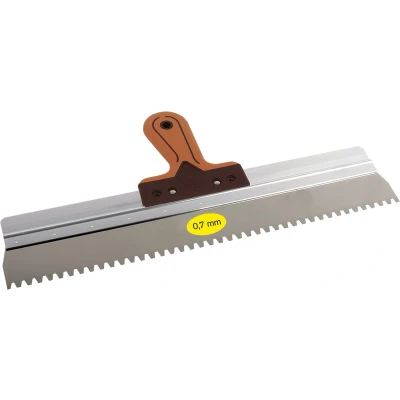 Afbeelding van Super Prof getand gipsmes rvs 480 mm 0.7 tand=7x9x3 soft greep