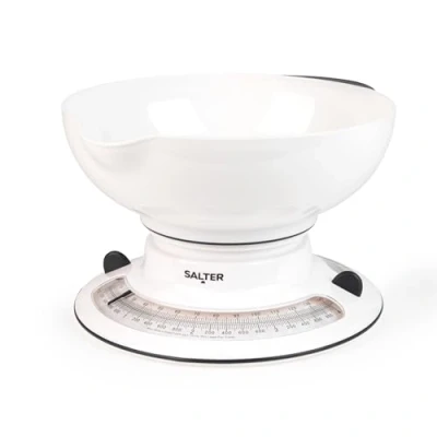Afbeelding van Salter Mechanical Kitchen Scale met weegschaal Compact Storage Aquaweigh