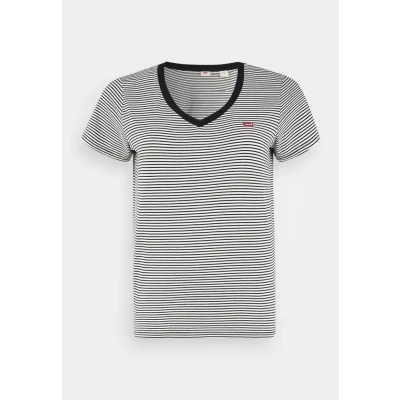 Afbeelding van Levi&#039;s Plus V NECK TEE Tshirt print, Dames, Maat: 54/56, Black