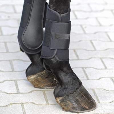 Afbeelding van Kavalkade Peesbeschermers Softy Voorbeen Zwart M