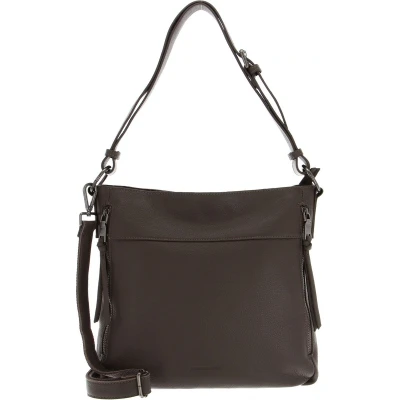 Afbeelding van FREDsBRUDER Leren Schoudertas Handian Hobo Bag Grey Taupe