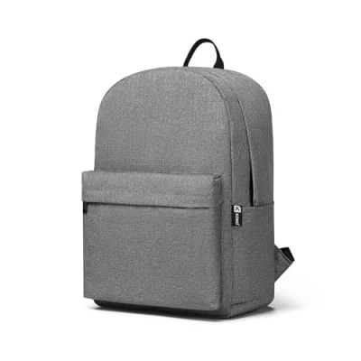Afbeelding van Kono Kinderrugzak, schooltas voor jongens en meisjes, lichte rugzak tieners, studenten, boekentas, reizen, casual, dagrugzak, dames heren, Grijs, Eén maat, School