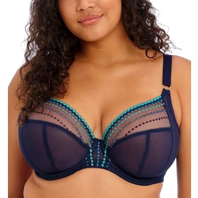 Afbeelding van ELOMI Matilda ongevoerde duikbeha met beugelbeha V hals, mat voor dames, zeemeermin lied, 75L