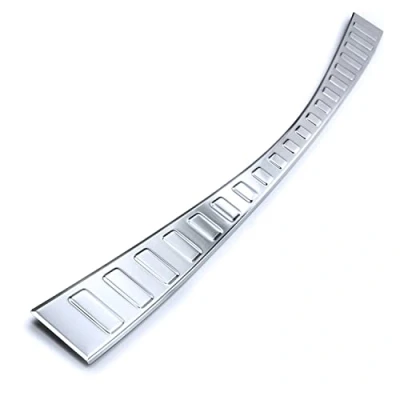 Afbeelding van tuning art BL981 Achterbumperprotector met afschuining voor Toyota Corolla E210 Touring Sports RVS, Kleur:Zilver