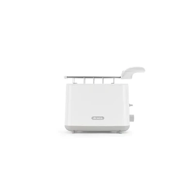 Afbeelding van Ariete Breakfast 147 Broodrooster, broodrooster met 7 bruiningsniveaus, automatische uitworp, uitneembare kruimellade, stopknop, roestvrijstalen tang, 760 W, wit