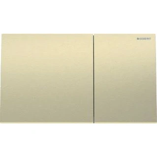 Afbeelding van Geberit sigma 70 bedieningsplaat df frontbediend 25x14 6cm messing 115 622 qf 1