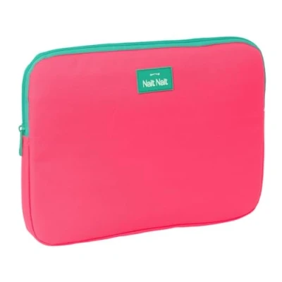Afbeelding van Laptophoes Nait Rosa fluor Roze 34 x 25 2 cm