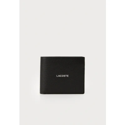 Afbeelding van LACOSTE portemonnee Billfold Coin Wallet Noir zwart
