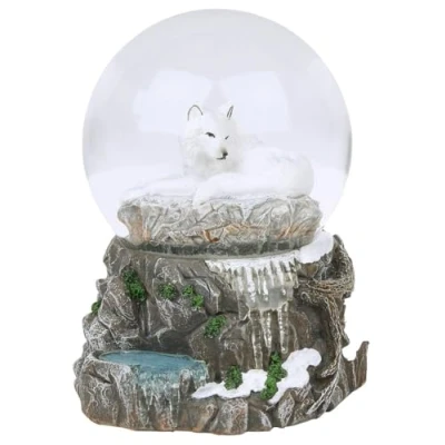 Afbeelding van Nemesis Now Guardian of The North sneeuwbol, grijs (LP) 14,5 cm