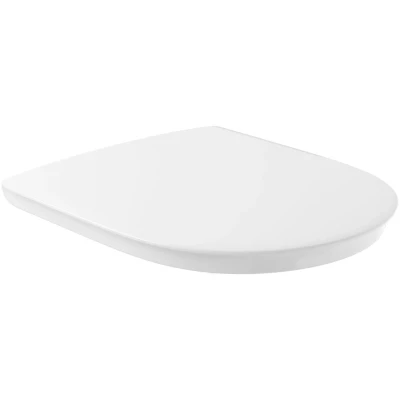 Afbeelding van Villeroy &amp; Boch O.novo Vita toiletzitting met deksel, greeprand