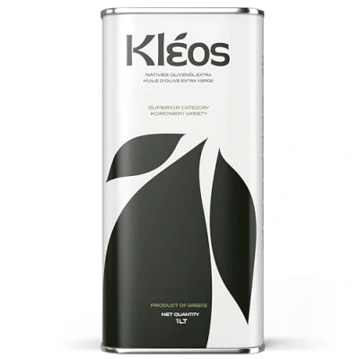 Afbeelding van Kleos Extra Vierge Olijfolie 1L Nieuwe Oogst 2024/25 Koudgeperste Griekse van Koroneiki Olijven Premium Kwaliteit liter