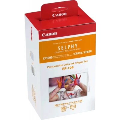 Afbeelding van Canon DSC P SIZE color INK/PAPER SET RP 108