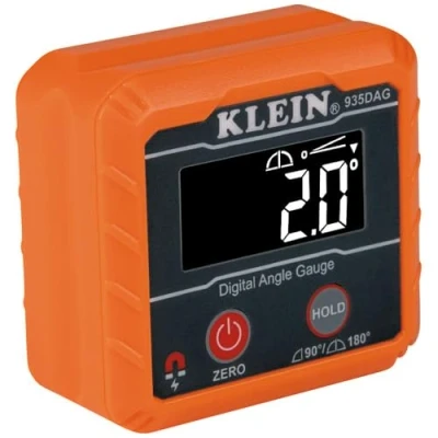 Afbeelding van Klein Tools 935DAG Digitale elektronische niveau en hoekmeter, meet bereik van 0 90 180 graden, stelt hoeken in