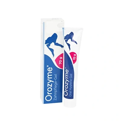 Afbeelding van emmi® 1 x Orozyme tandverzorgingsgel voor honden en katten met zelfreinigende functie, tandpasta effectieve mondhygiëne, katten, tegen tandsteen, slechte adem een optimale balans