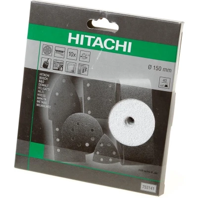 Afbeelding van Hikoki Schuurschijf diameter150 k40 velcro wit (10 st)