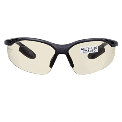Afbeelding van voltX &#039;CONSTRUCTOR&#039; Veiligheidsleesbril (SPIEGELGLAS +1,5 dioptrie) met Volledige lens CE EN166f Gecertificeerd ‘Wraparound’ Stijl inclusief Veiligheidskoord Headstop + UV400 Anti Condens Coating