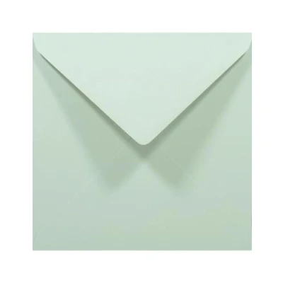 Afbeelding van Netuno 50 stuks enveloppen pastelgroen vierkant 14x14cm 80g Rainbow zonder venster voor uitnodigingen bruiloft verjaardag communie doop party