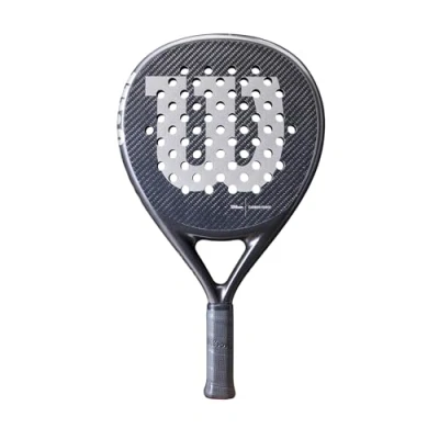 Afbeelding van Wilson Carbon Force It Padel Racket Black Zwart