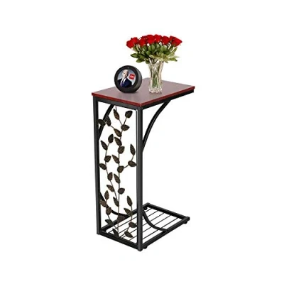 Afbeelding van Yaheetech Laptoptafel, U vorm, notebook, tafel, pc, sofafel, laptopstandaard, notebookstandaard, verzorgingstafel voor bed en bank