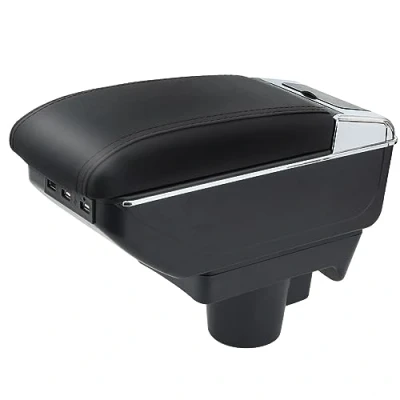 Afbeelding van Dubbele Laag Armsteunen voor Astra H Auto Interieur Middenconsole Armsteun Opbergdoos