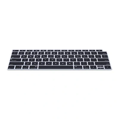 Afbeelding van kwmobile Toetsenbord Cover Compatibel met Apple MacBook Air 13&quot; 2018 2019 2020 A1932 US English QWERTY Zwart