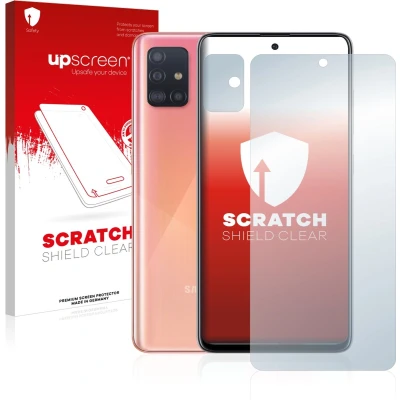 Afbeelding van upscreen Screenprotector voor Samsung Galaxy A51 (Voor+Camera) Folie Beschermfolie transparant