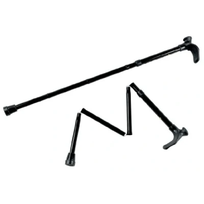 Afbeelding van Wandelstok zwart (Rechts 82,5 92,5 cm)