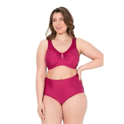 Afbeelding van Ulla Popken Kelly Tshirt BH, Dames, Maat: 95F, Fuchsia