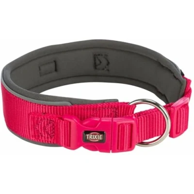 Afbeelding van Trixie Hondenhalsband Premium Grafiet Fuchsia L 46 55 Cm