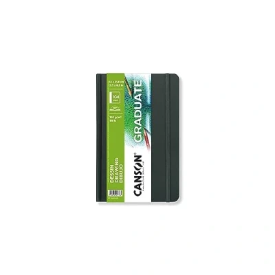 Afbeelding van CANSON Graduate Book schetsboek, fijne korrel, 160 g/m², hardcover, 14 x 21,6 cm, wit, 104 pagina&#039;s