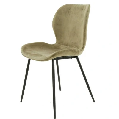 Afbeelding van Fraaai Verona eetkamerstoel Velvet champagne
