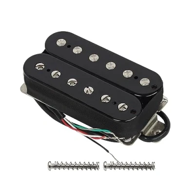 Afbeelding van FLEOR Pickup electr. gitaar Double Coil Humbucker Pickups 52mm Ceramic Bridge Zwart