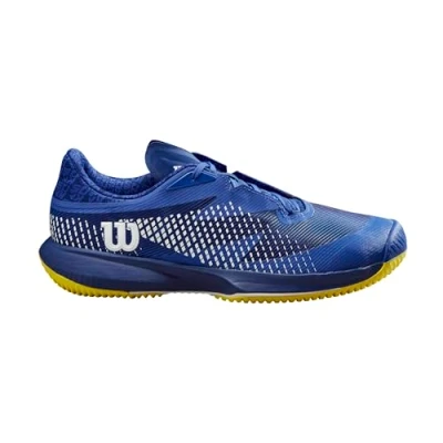 Afbeelding van Wilson Heren KAOS Swift 1.5 tennisschoen, blauw/zwavel lente/blauwe Print, 8 UK, Blauwe Zwavel Lente 42 EU
