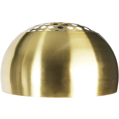 Afbeelding van QAZQA Booglamp XXL kap messing