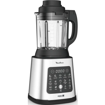 Afbeelding van Moulinex LM835D10 Blender 1,75 l voor op aanrecht 1400 W Zwart, Metallic, Transparant