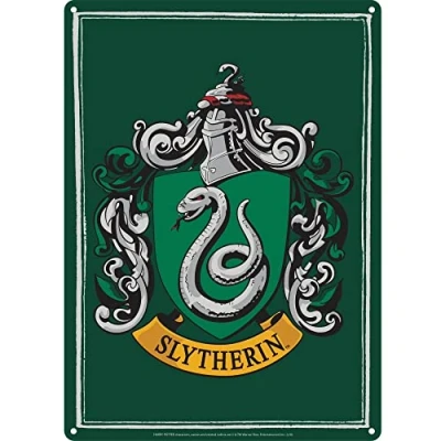 Afbeelding van Harry Potter Tin Signs Sign Zwadderich Crest
