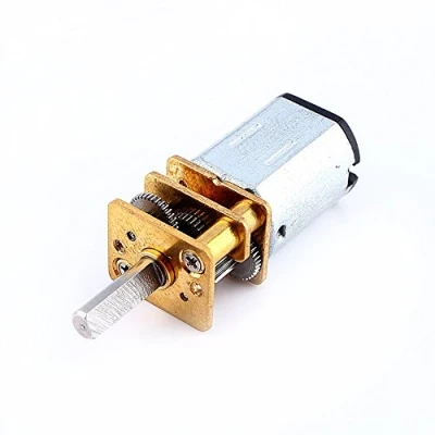 Afbeelding van Yosoo Mini DC 6 / 12V korte as draaimoment transmissiemotor 50/200 300 rpm met metalen aandrijving vervanging N20 voor RC Car, robotmodel, DIY motorspeelgoed 6v 50rpm