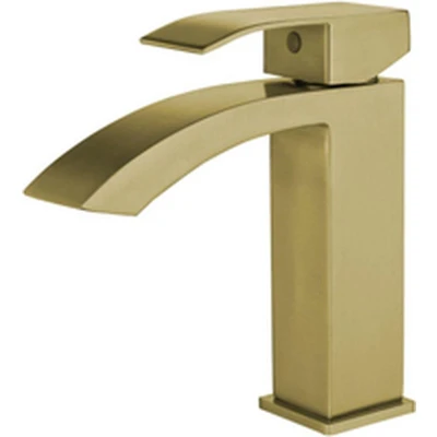 Afbeelding van Wastafel Mengkraan Allibert Cabernet 15x4,2 cm Goud