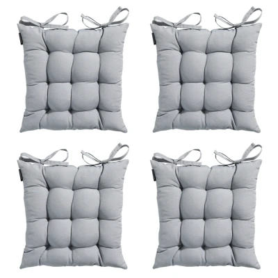 Afbeelding van Madison Toscane Kussen Panama Light Grey 46x46 Grijs 4 Stuks